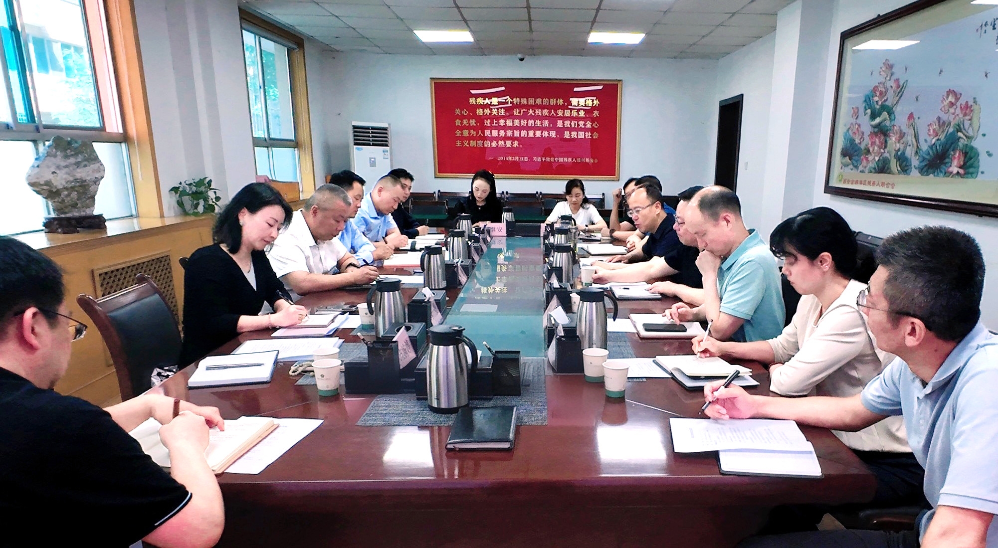 強(qiáng)盛一行赴西安市殘疾人聯(lián)合會(huì)開(kāi)展專(zhuān)題調(diào)研——共商殘疾人康復(fù)養(yǎng)老事業(yè)發(fā)展，探索科技助殘服務(wù)新模式
